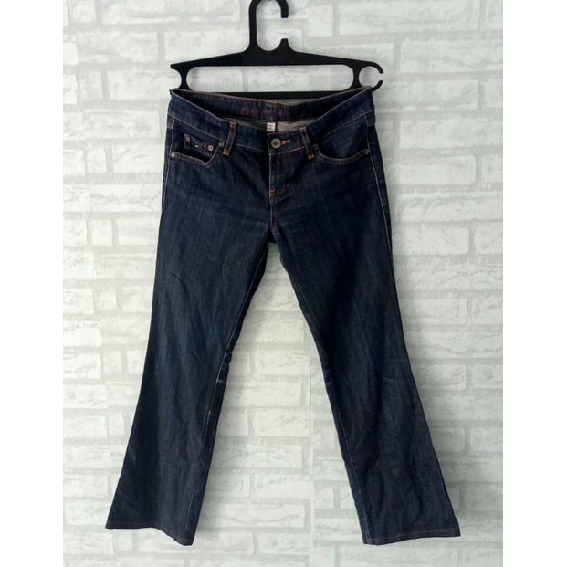 Celana jeans denim standar Tommy Hilfiger original