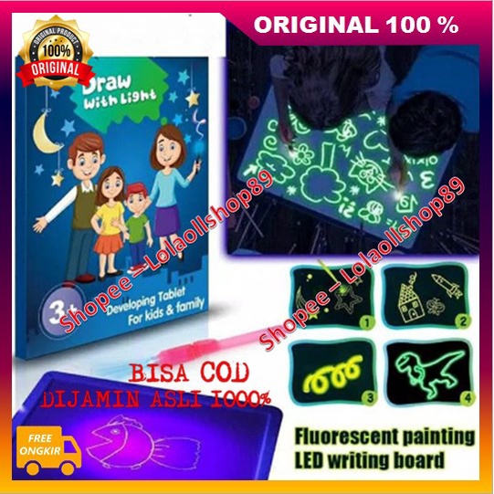 

Light Drawing Magic Drawing Pen 100% ASLI ORIGINAL