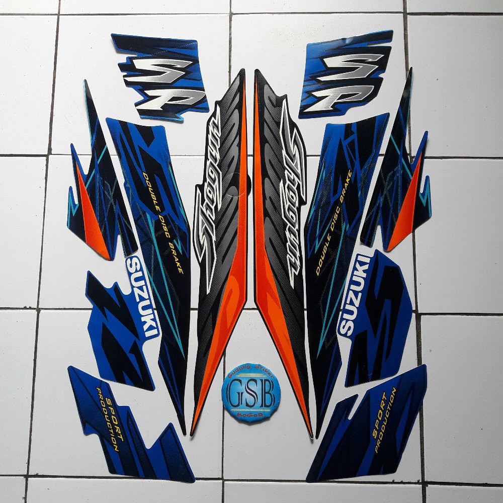 Variasi Striping Motor Shogun Sp 125 2007 Biru Shopee Indonesia