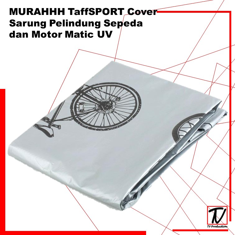 MURAHHH Cover Sarung Pelindung Sepeda dan Motor Matic - UV-2000