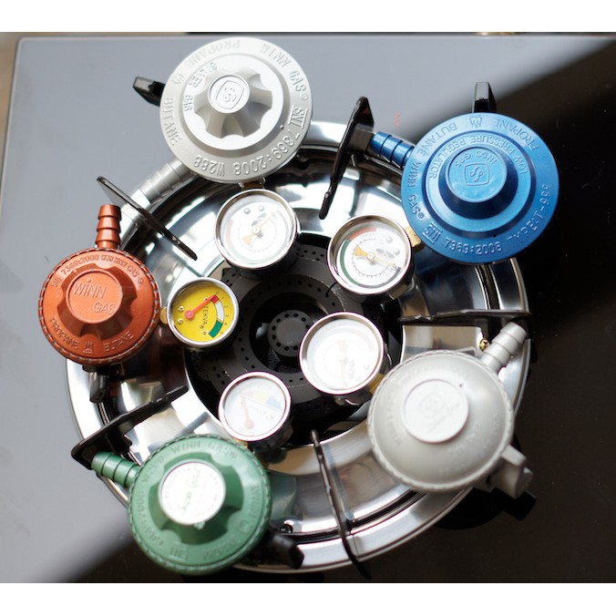 Kepala Gas LPG Regulator Winn Gas W299M + Meter ber SNI