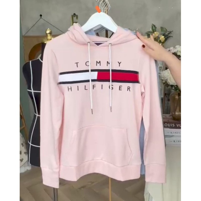 Tommy Hilfiger Embroidery Big Logo Hoodie / Hoodie branded / Hoodie Tommy Hilfiger original