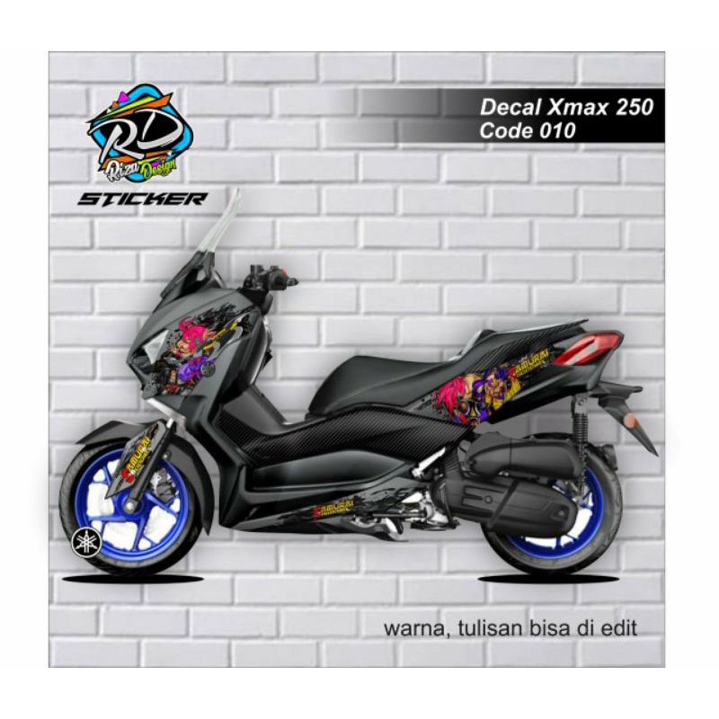 decal X-Max 250 (tidak full body)