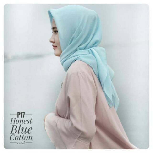 Voal Cotton Square / Hijab Katun Voal / Voile Scarf