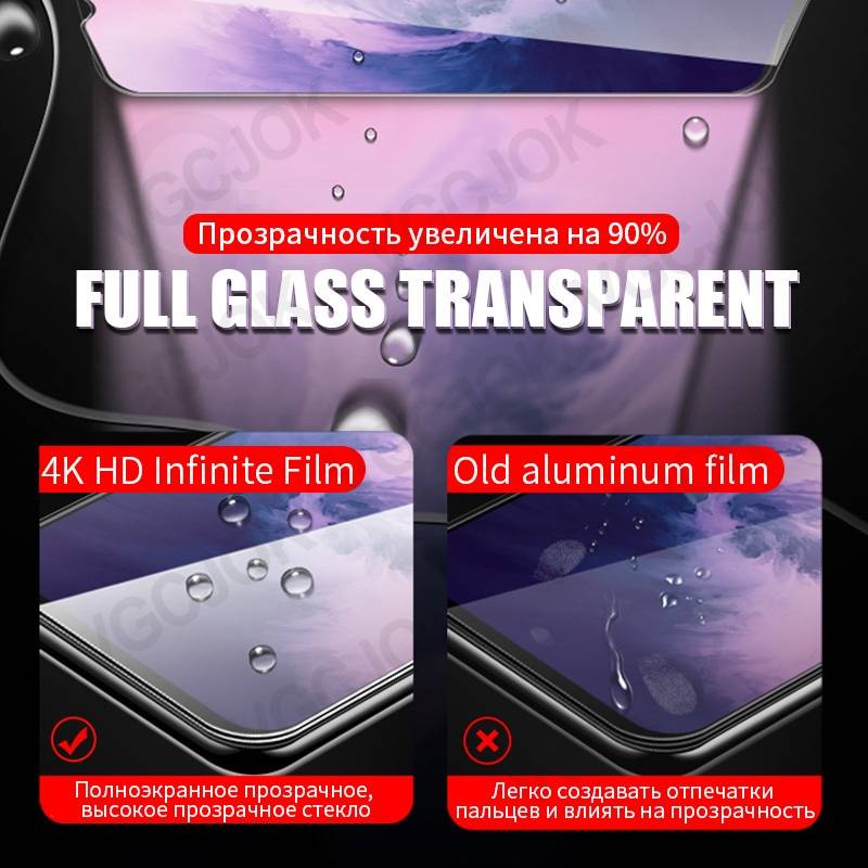 9D Protective Tempered Glass For OnePlus 7t / 7 pro / 7 / 7t pro / 6t / 6 / 5t / 5 / 8 / 8 pro / 8t / 9 / 9 pro / 9R Screen Protector Glass Film Case