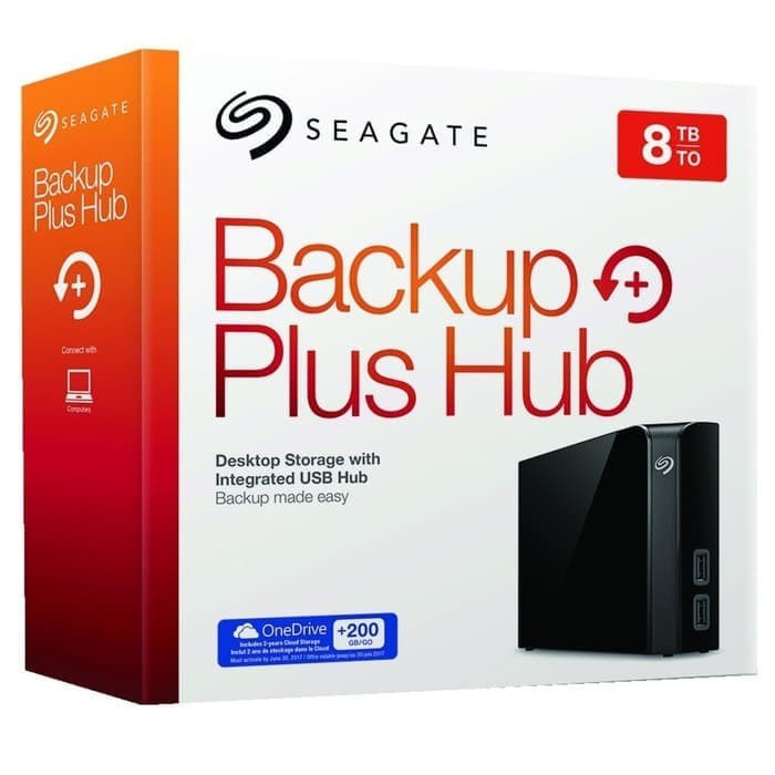 Seagate Backup Plus Hub Desktop 8 TB USB 3.0 Ext.3.5 Inch New