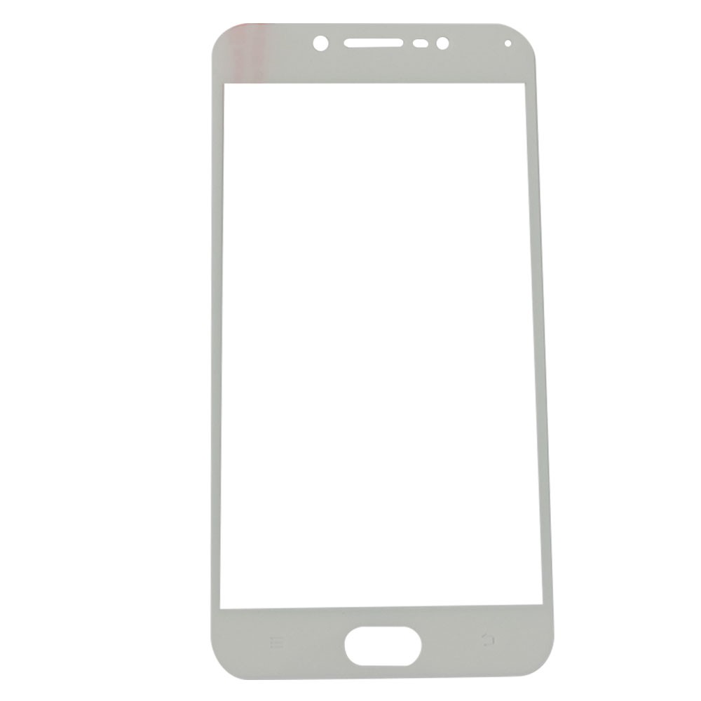 Tempered Glass Vivo V5S Full Colour / Non Full Bagian Depan Anti Gores Kaca Screen Protector Guard Temper Glass