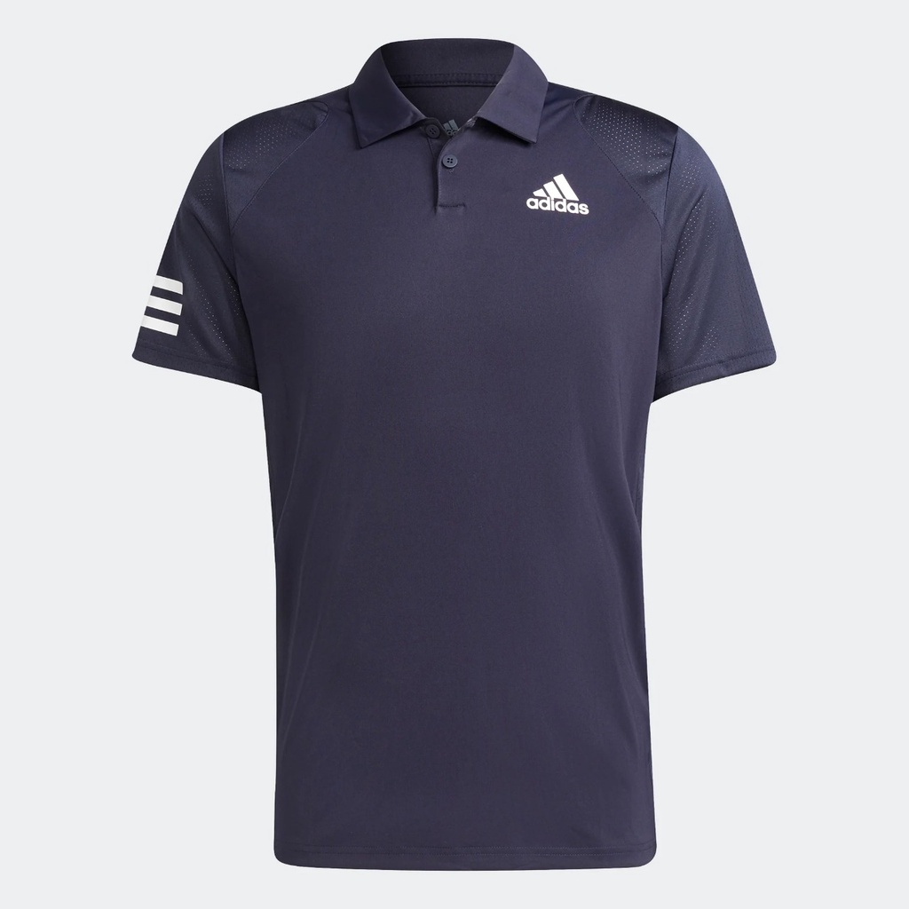 Baju Tenis Polo Shirt Adidas/Tennis Polo Shirt Adidas Navy Blue Original