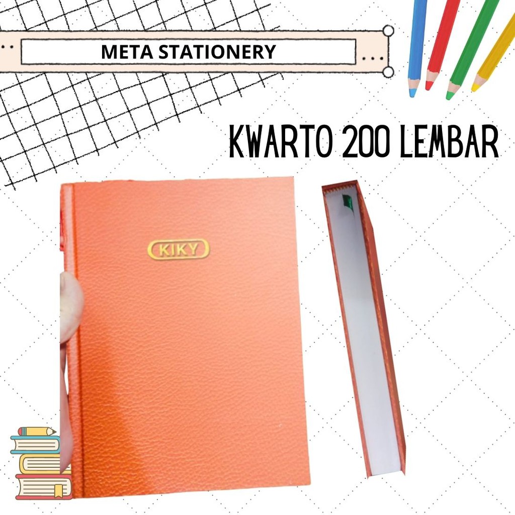 

Buku Kwarto Kiky 200 lembar (Motif Random)