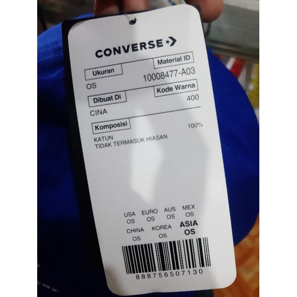 Topi CONVERSE 10008477-A03 Blue