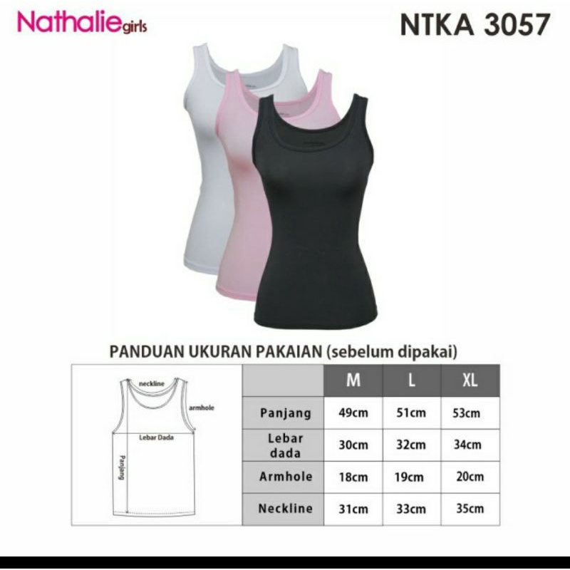Singlet Tank top anak perempuan Nathalie NTKA 3057