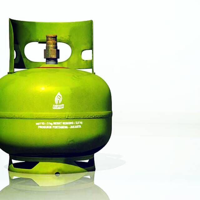 Tabung gas 3 kg kosong ( melon )
