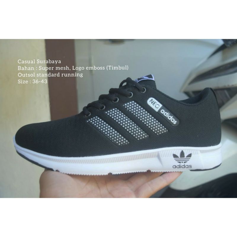 ADIDAS VIETNAM SEPATU SNEAKER RUNNING ADIDAS NEO HITAM PRIA WANITA Import