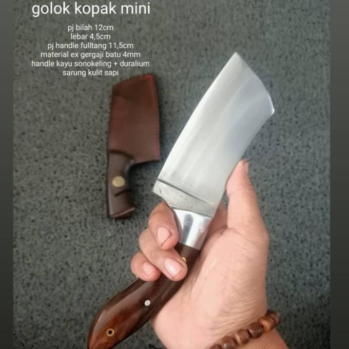 golok mini cleaver full baja