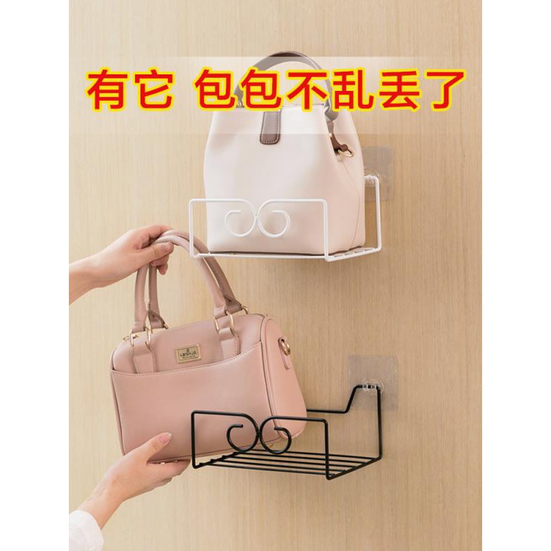 Rak penyimpanan tas besi Pintu kreatif Rak belakang Rak penyimpanan tas besi Pintu kreatif Rak belakang