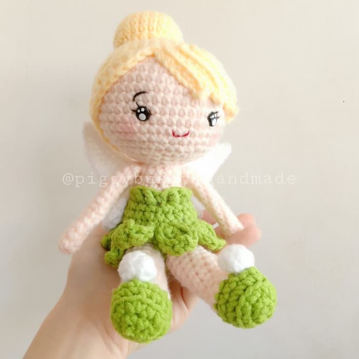 Boneka Rajut Amigurumi Tinkerbell Murah