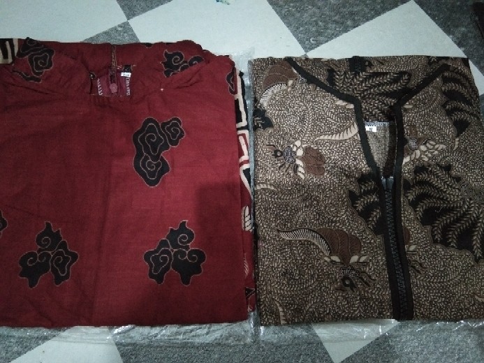 Atasan Batik Tunik Seragam Batik Solo Batik Pekalongan Baju Batik Wanita Td 536