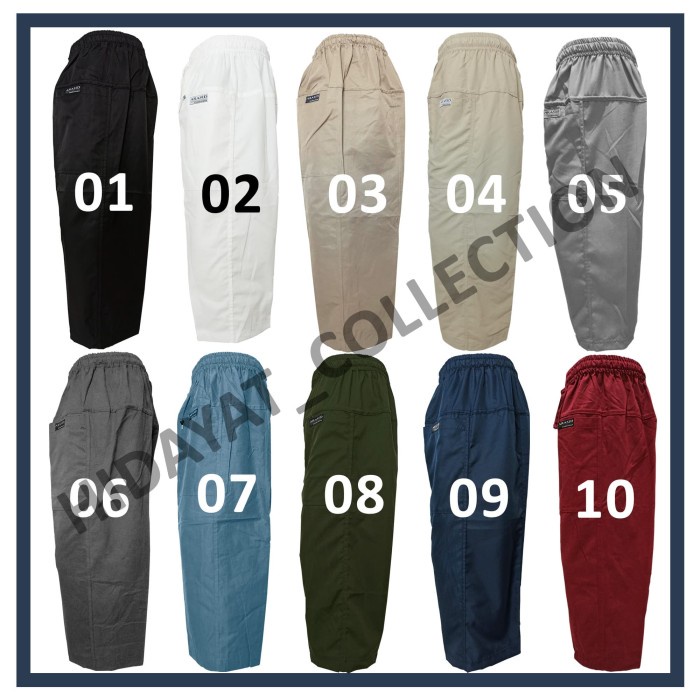 Unik Celana Pangsi Sirwal Murah Celana Pangsi Kantong 2 Sirwal Sholat - M Putih Spesial