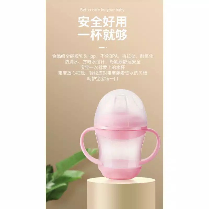 Training Cup Baby BPA Free - Gelas Anak Balita 160ml BPA FREE - Botol Minum Bayi silicon