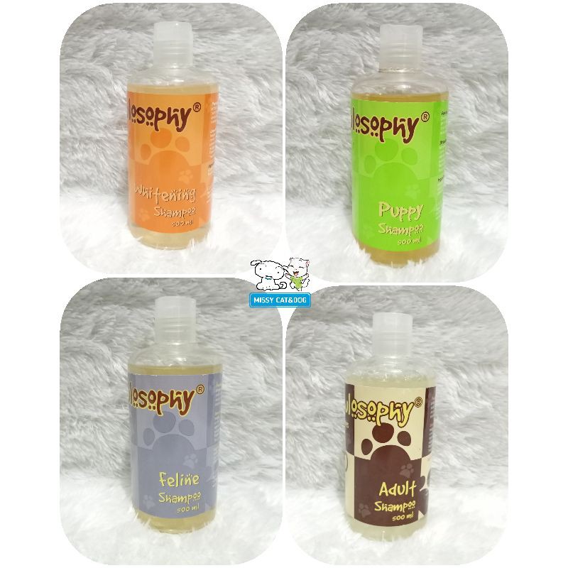 Pawlosophy Shampoo 500ml / Feline / Whitening / Puppy