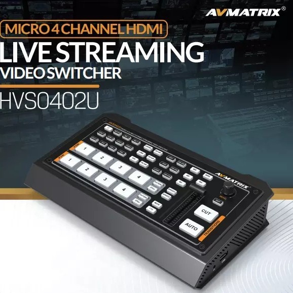 AVMATRIX HVS0402U SWITCHER 4 CH ada Multiview