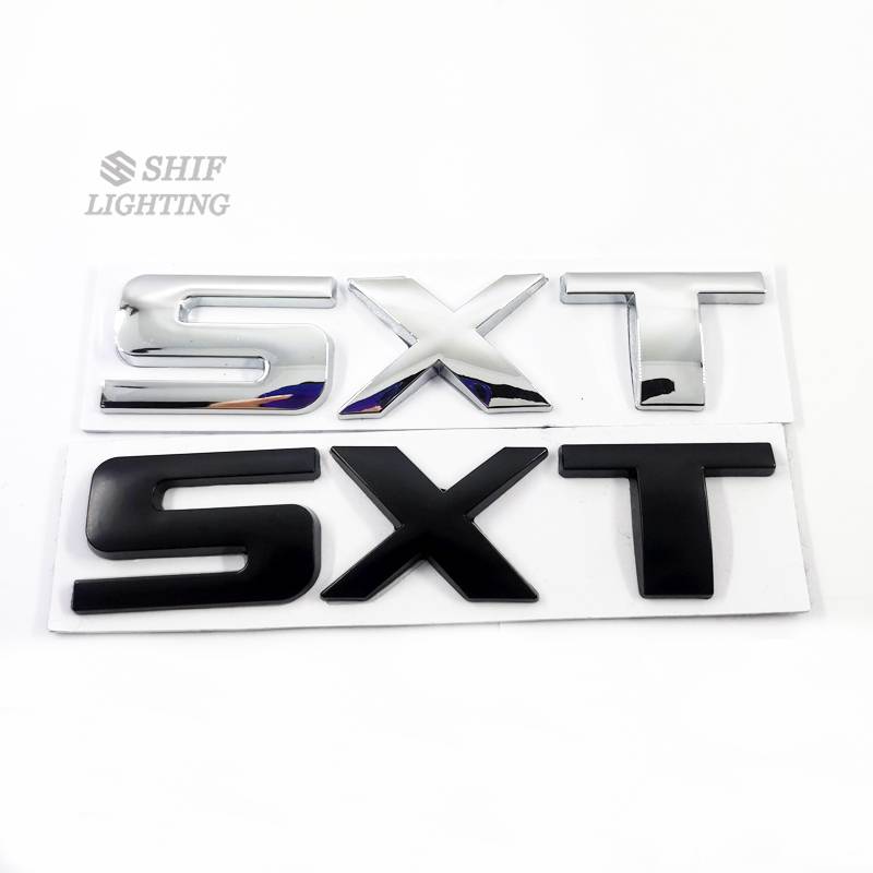 1pc Stiker Emblem / Badge Tulisan Sxt Bahan Metal Untuk Mobil Dodge