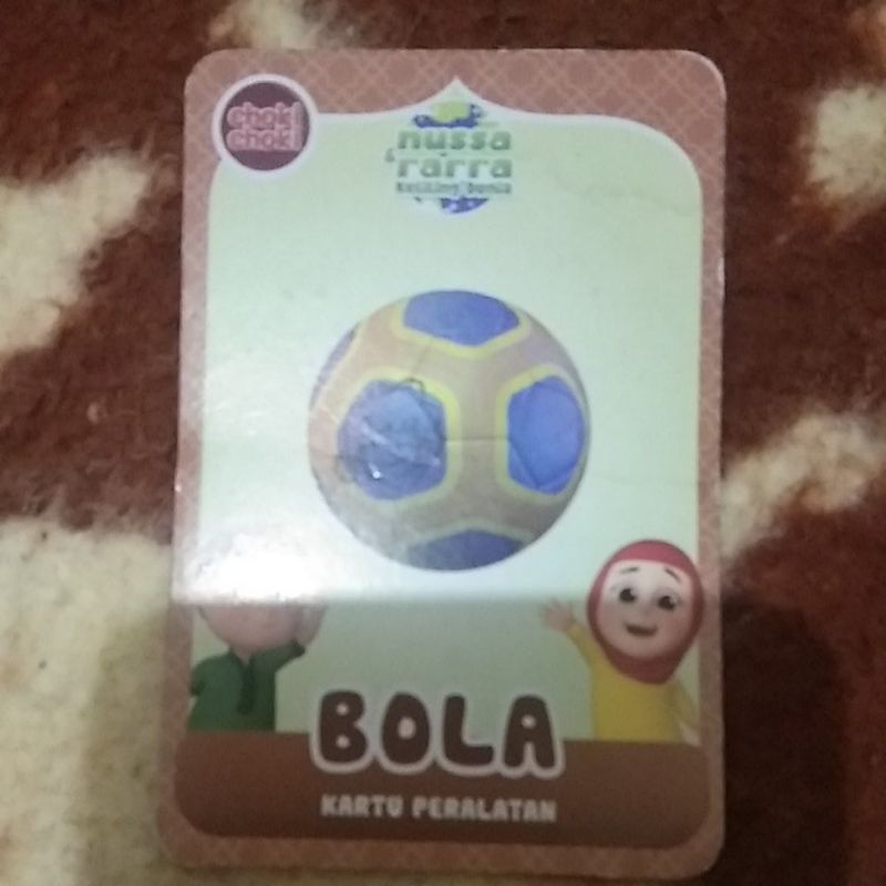 Kartu Choki choki Nussa Rara (Bola)