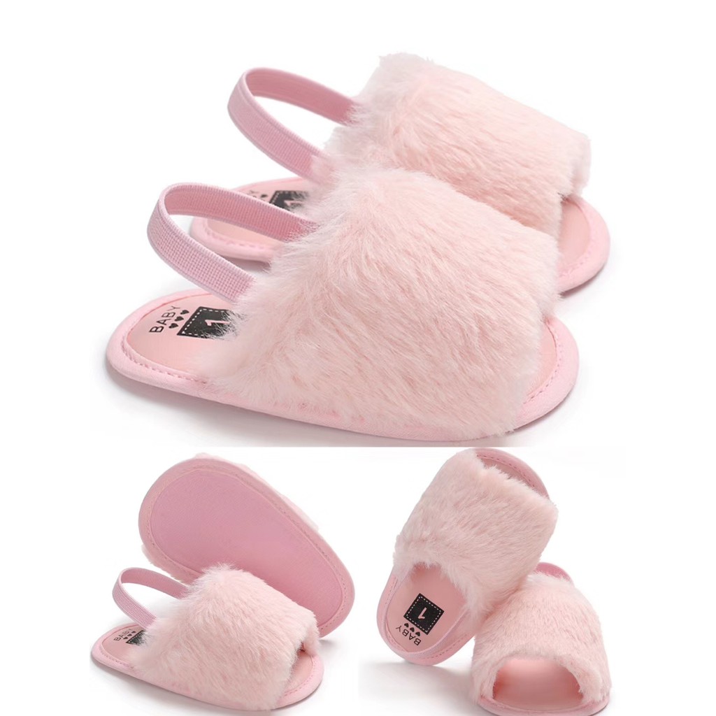 C493 SANDAL BULU Sepatu prewalker bayi dan anak perempuan