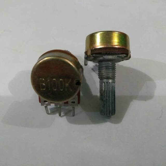 Potensio Potensiometer Mono Linear B100K B100 K 100K