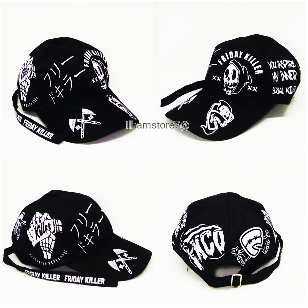 [COD]Topi Baseball Motif FREDY KILLER  New Model/Topi Distro Terlaris/Topi Distro Keren