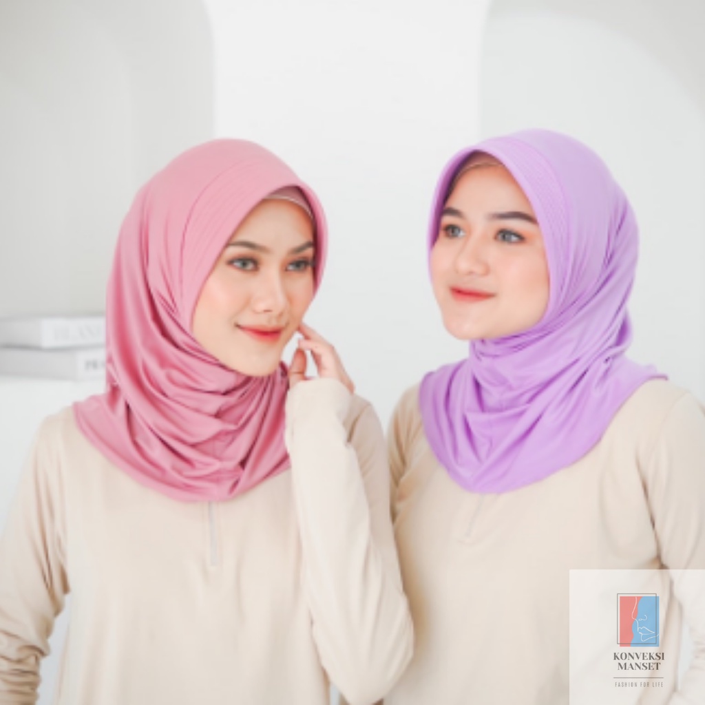 JILBAB SPORT BERGO SPORT FASHION WANITA HIJAB INSTAN DISKON PROMO