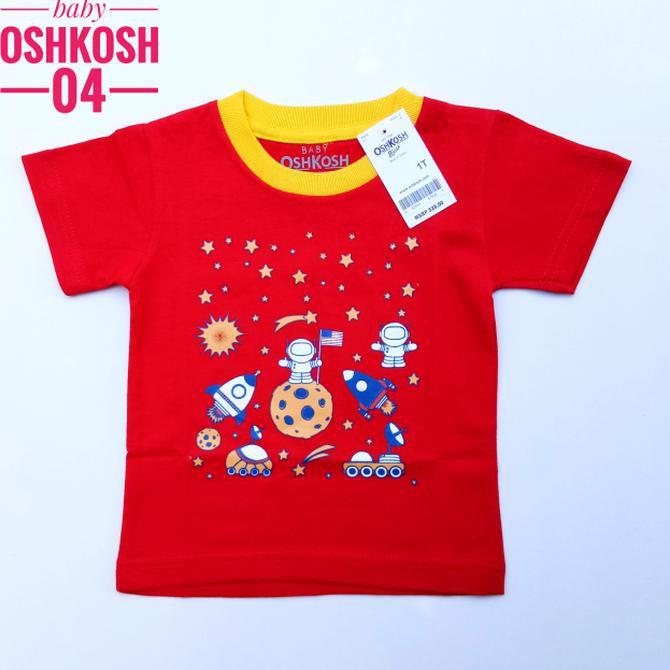 6 12 bulan baju kaos anak laki-laki baby oshkosh 4 HIGH QUALLITY