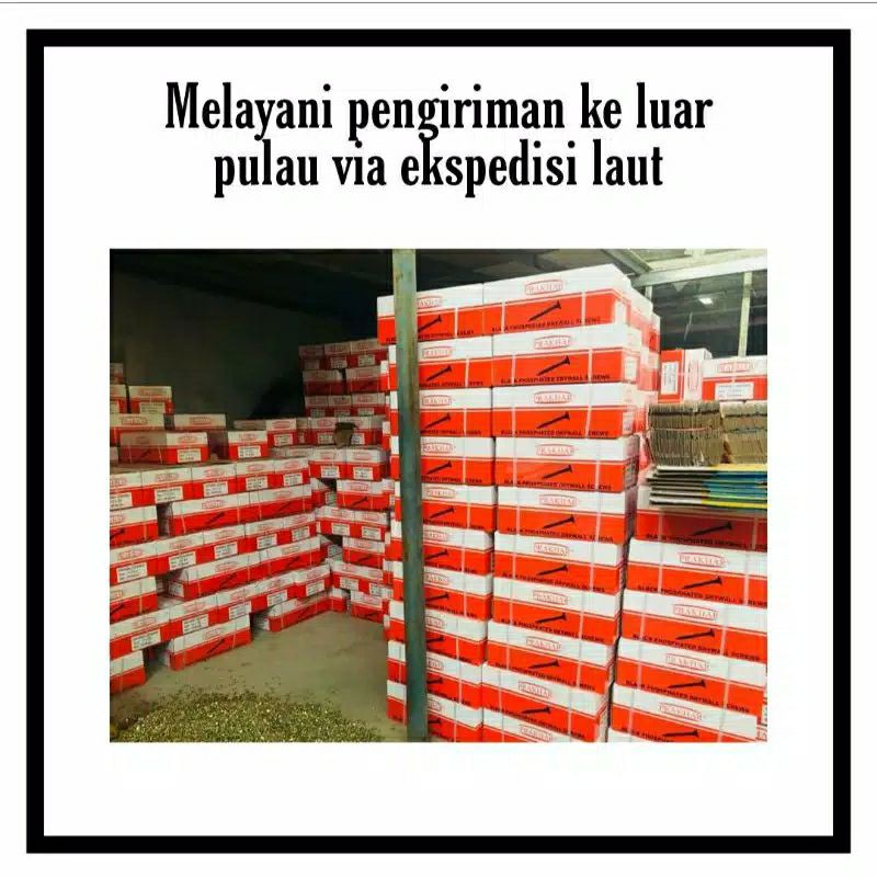 Skrup gypsum / sekrup gipsum ukuran 1