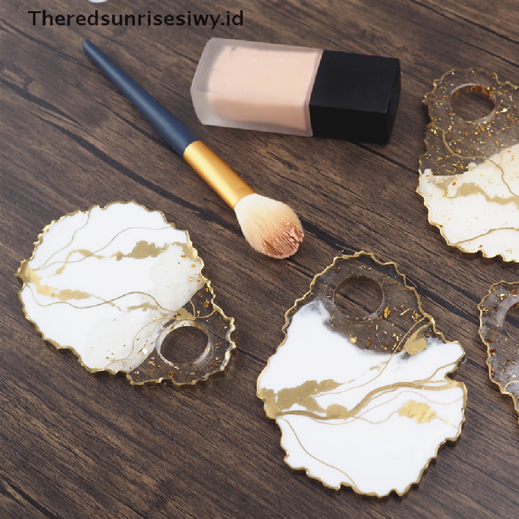 # Alat Rumah Tangga # Cetakan Resin Bahan Silikon Bentuk Asimetris Untuk Make Up