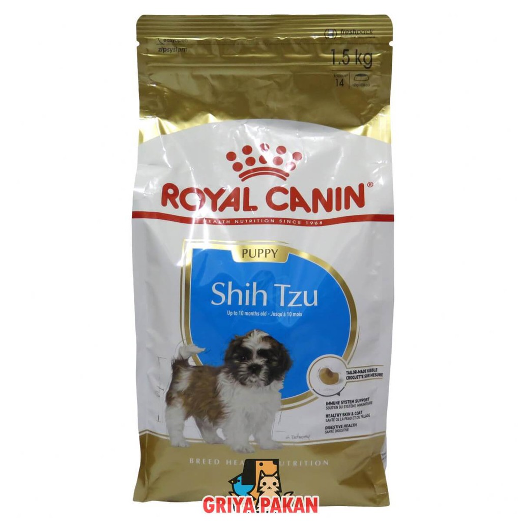 Royal Canin Dog Shih Tzu Puppy 1.5kg / royalcanin anjing anak shihtzu 1,5 kg
