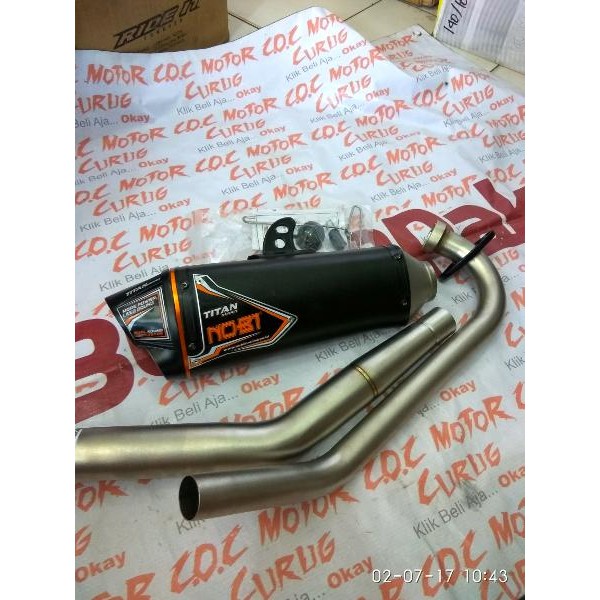 Knalpot Racing Nobi Titan  Yamaha R15