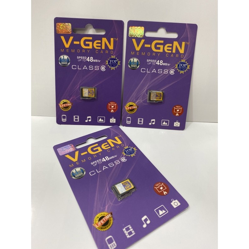 new MMC VGEN Class 6 Memory Card 4GB 8GB 16GB 32GB 64GB Original Garansi Resmi Kartu Memori MicroSD