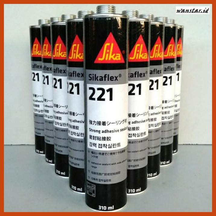 

TAKEREP- LEM SIKA 221 /SIKAFLEX 221 STRONG ADHESIVE SEALANT 310ML - BLACK - PUTIH -TNALAES-EPAT.