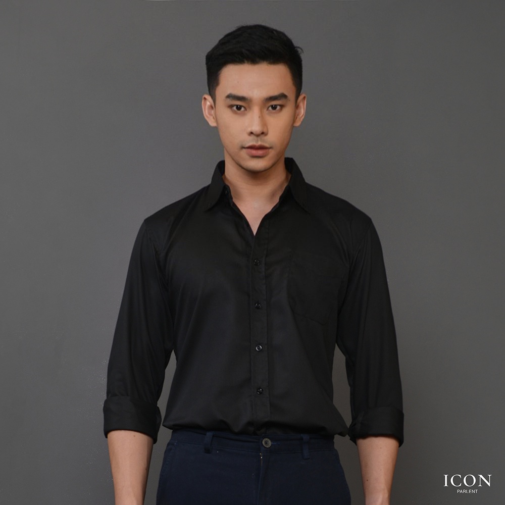 Kemeja Pria Parlent Icon Arthur Black