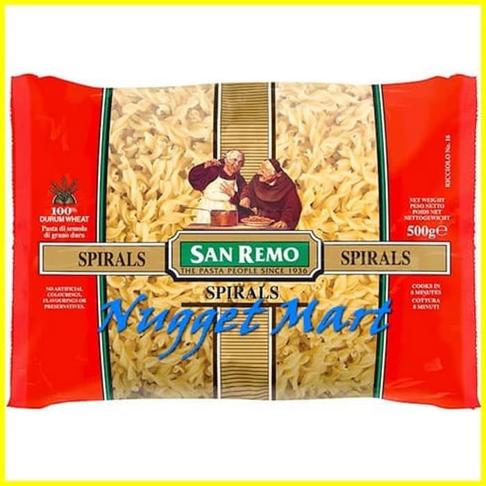 

San Remo Spirals 500 gr