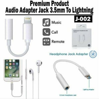 Sambungan Ligthning to Audio Jack 3.5mm Adapter