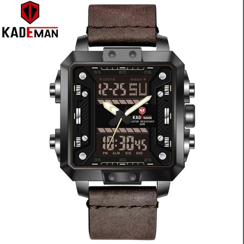 JAM TANGAN PRIA KADEMAN K6153G ORIGINAL