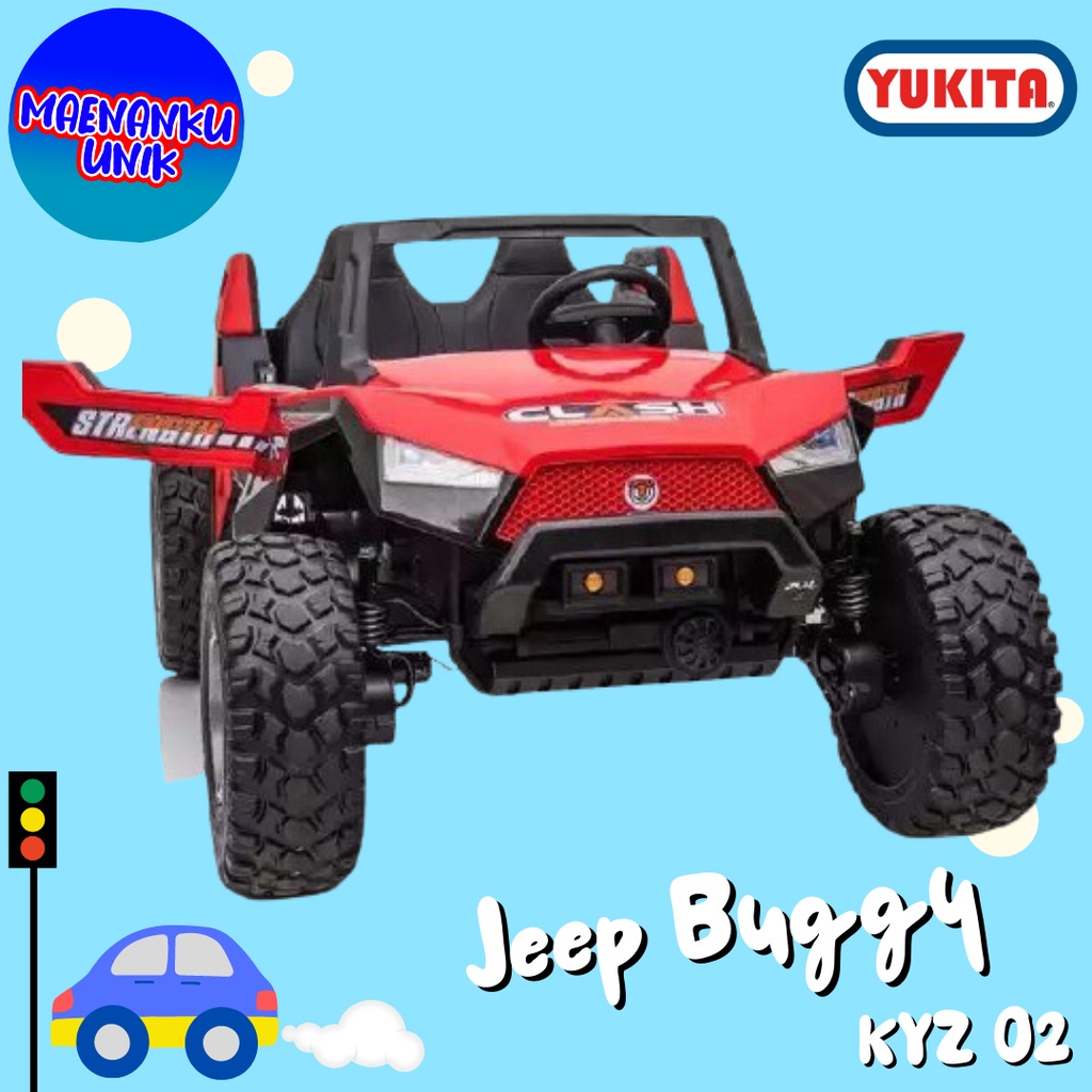 Buggy KYZ 02 Yukita 1928 - Mainan Anak Maenan Mobil Aki Mobilan Beach Off Road 24V Jumbo Big Size Ba