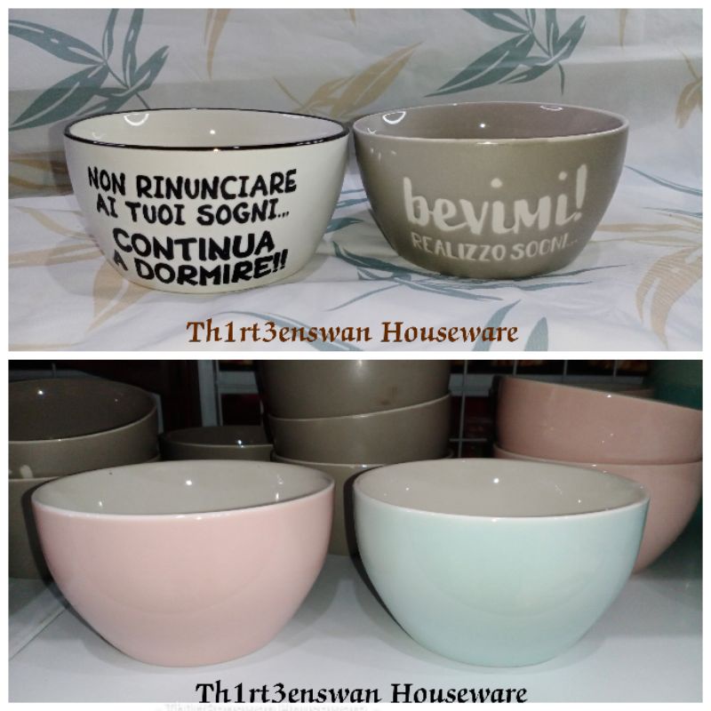 PYRAMID MANGKOK KERAMIK 5  INCH (Th-084)