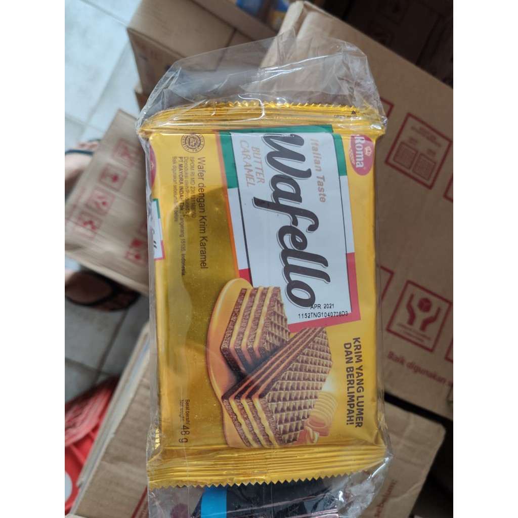 

Roma Wafer Wafello Butter Caramel 10pcs @48Gr