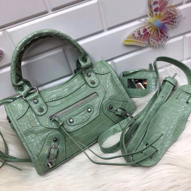 Tas wanita balenciaga croco semipremium
