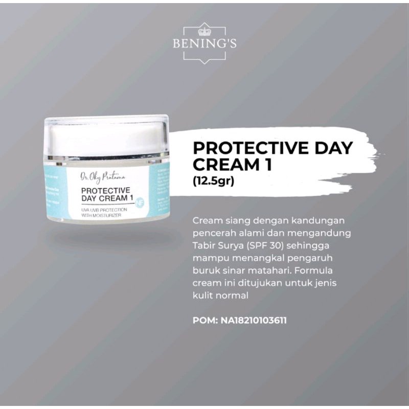 Protective day cream Benings skincare