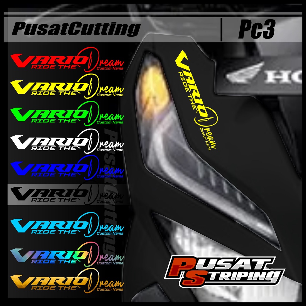 Cutting Sticker Vario Cutting Sticker Honda Vario Dream Protection Signature Hologram