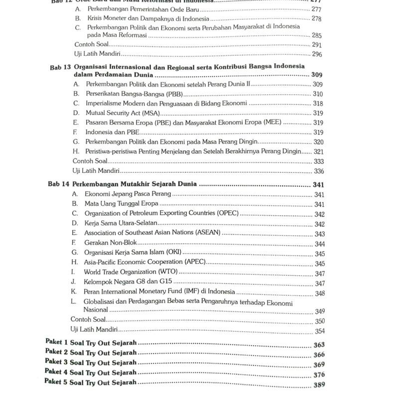 Special Price.. BUKU 1700 PLUS BANK SOAL SEJARAH SMA/MA