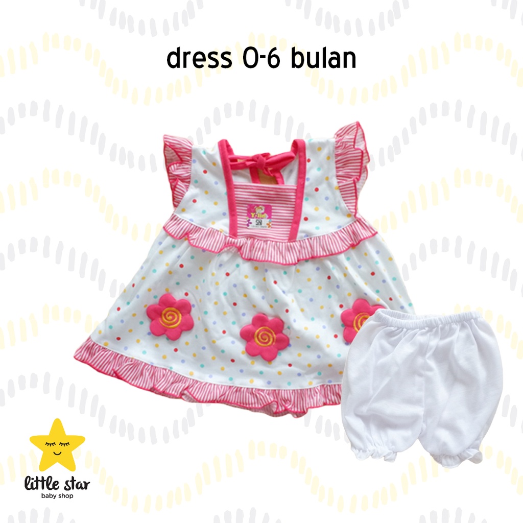 Y Lin Dress Anak Bayi Perempuan | Setelan Baju Anak Bayi Cewek